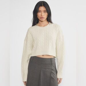 Aritzia Sunday Best Peggy Cropped Sweater